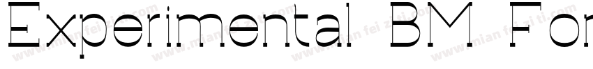 Experimental BM Font字体转换